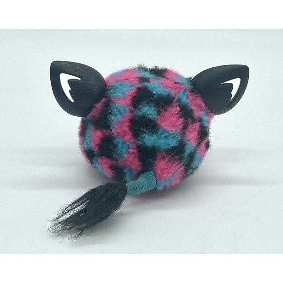 2013 Hasbro Furby Small Mini Tiny Little Furbling Black Pink Blue Works - Picture 2 of 4